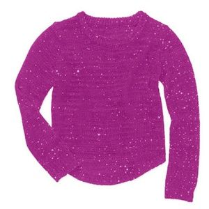 NEW! Jordache orchid color sequin sweater
